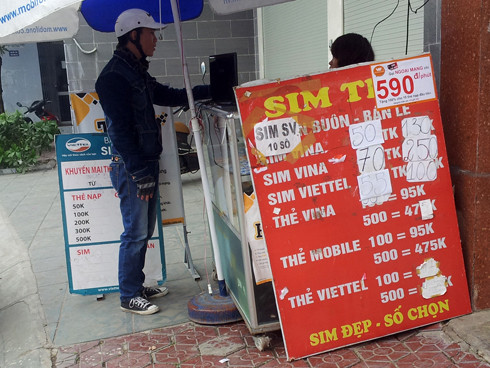 Giới buôn sim giúp thuê bao né phí hòa mạng