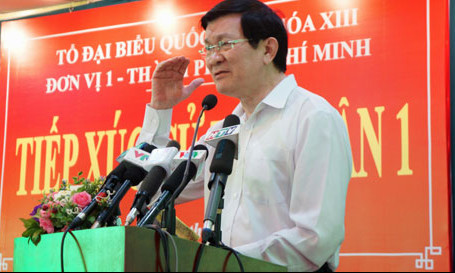 Cử tri trăn trở về nạn tham nhũng với Chủ tịch nước