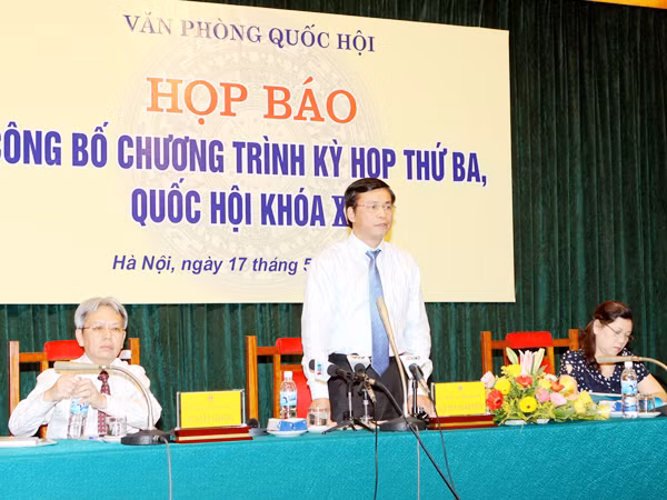 VPQH cho biết, hiện chưa rõ bộ trưởng nào sẽ trả lời chất vấn tại kỳ họp Ảnh: TTXVN
