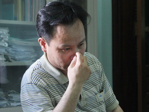 Ông Cao Viết Đức tại phòng làm việc