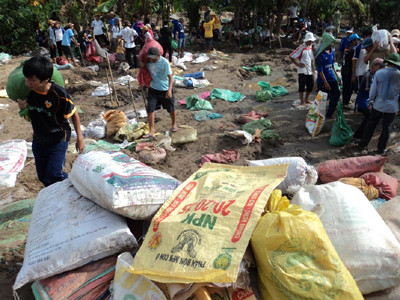 Đê bao và lúa ma nơi đỉnh lũ