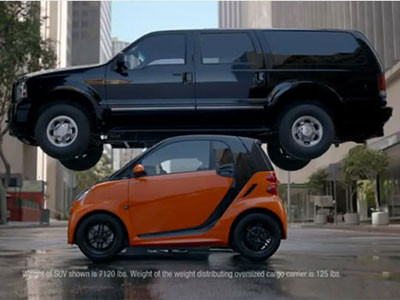 Smart ForTwo cõng xế hộp