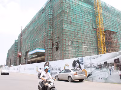 Dự án cao ốc văn phòng tại Quận 7 - TPHCM vừa được chuyển nhượng cho một ngân hàng giá 700 tỷ đồng Ảnh: Đình Sơn