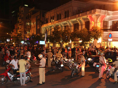 Công an đồng loạt ra quân trấn áp tội phạm trước Tết