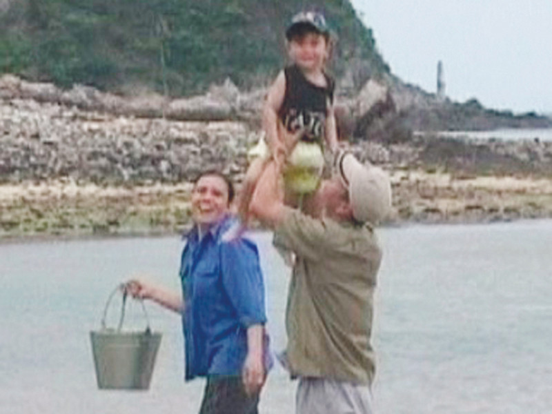 Gia đình duy nhất ở đảo Trần