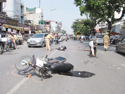 Tai nạn thương tâm, một người chết