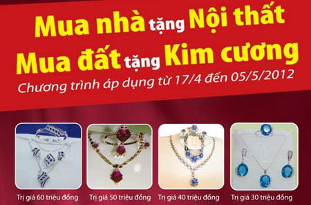 Chiêu độc hút khách thời BĐS hạ giá