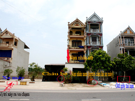 Hiện trường vụ tai nạn