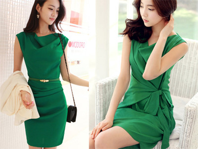 Diện váy dịu dàng nơi công sở