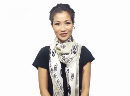 Điệu đà với khăn quàng cổ ngày đông