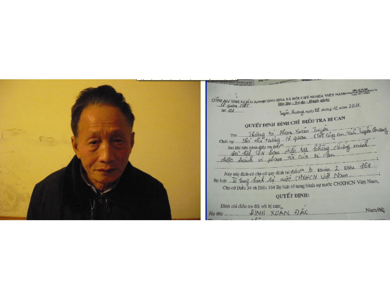 Ông Đắc và quyết định đình chỉ điều tra bị can