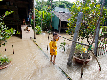 Chín người chết do bão lũ, hơn 300 nhà dân tốc mái