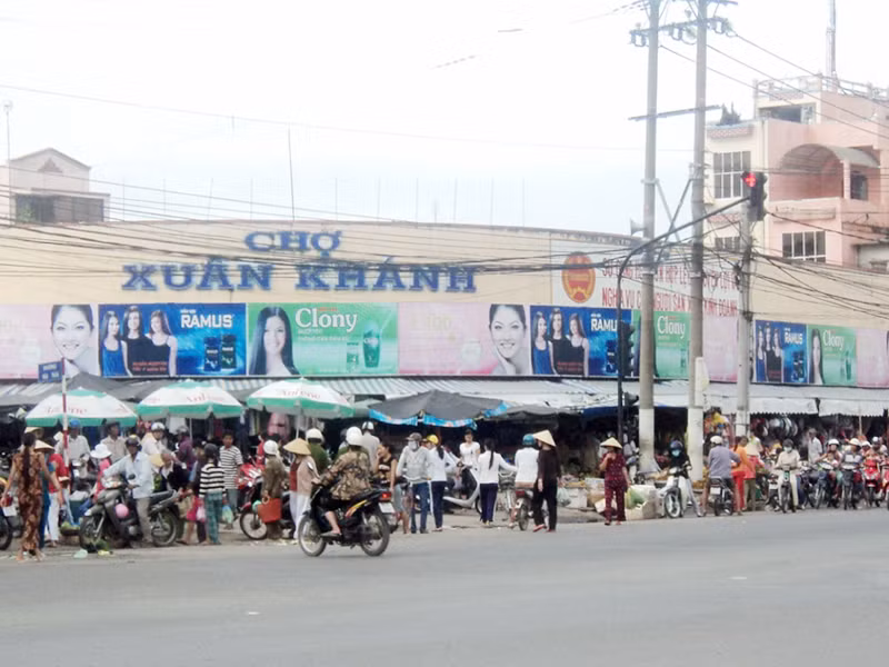 Chợ Xuân Khánh chuẩn bị được cải tạo