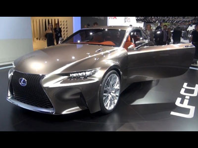 ‘Quái thú’ Lexus LF-CC hiện hình