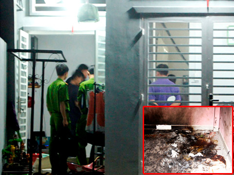 Người vợ tự thú đốt chết chồng trong đêm