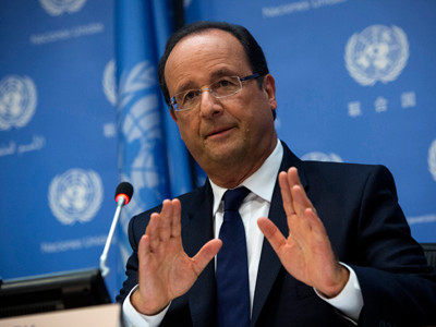 Chỉ số tín nhiệm của tổng thống Pháp Hollande thấp kỷ lục