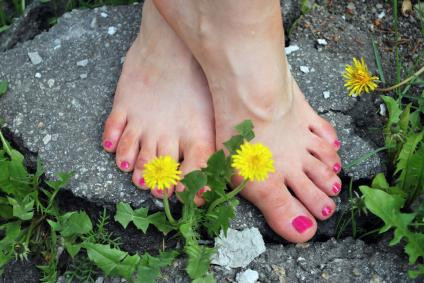 Chân đẹp dạo hè