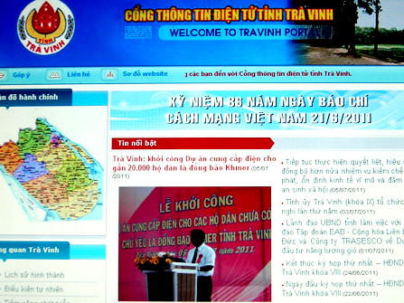 Cán bộ truyền thông 'tấn công' website tỉnh