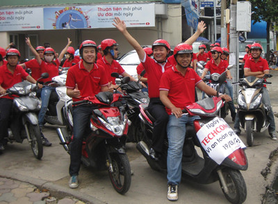 Ngày hội Techcombank vì an toàn giao thông