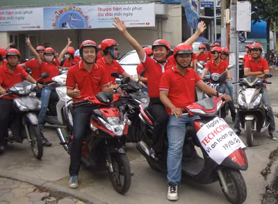 Ngày hội Techcombank vì an toàn giao thông