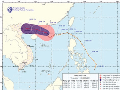 Tối nay, Bắc bộ và Bắc Trung bộ mưa to
