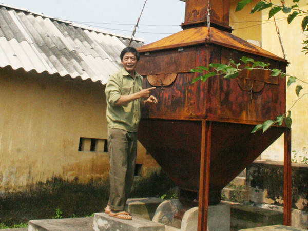 Lò xử lý rác y tế của lão nông đa tài