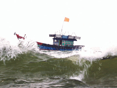 Tối nay, bão số 7 vào Quảng Ngãi-Phú Yên