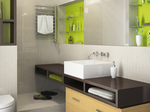 Phòng tắm 4m2 sang trọng, thoáng đãng