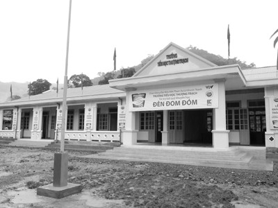 Ngôi trường mới giữa đại ngàn Trường Sơn