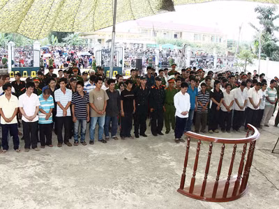 Phiên tòa nhiều bị cáo nhất tại ĐBSCL