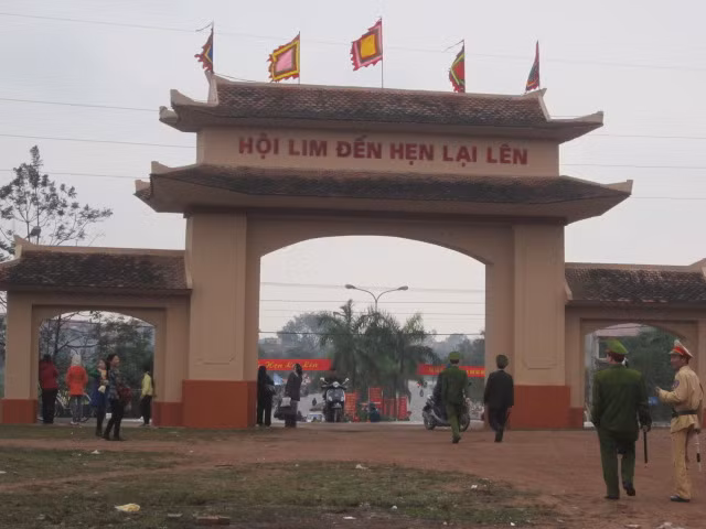 Hội Lim trước giờ khai hội