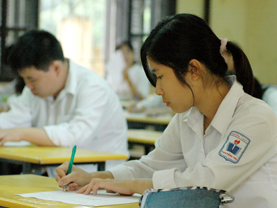 Thí sinh thi tốt nghiệp THPT Ảnh: Hồng Vĩnh