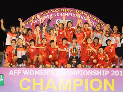 Bóng đá nữ giành lại ngôi vô địch