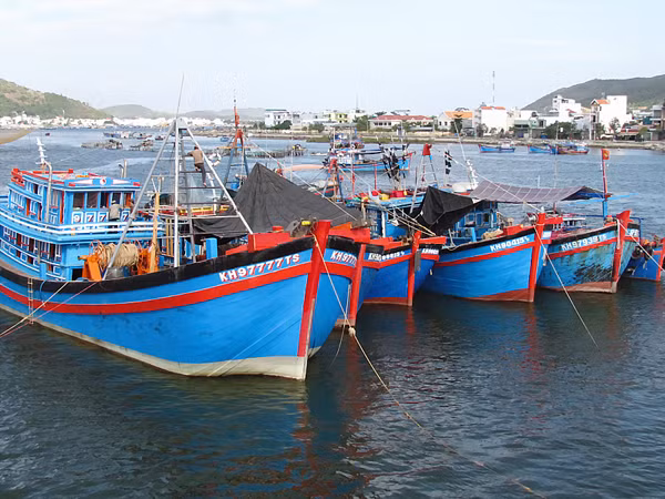 Đội tàu đoàn kết sản xuất của anh em ông Nguyễn Sinh ở Nha Trang