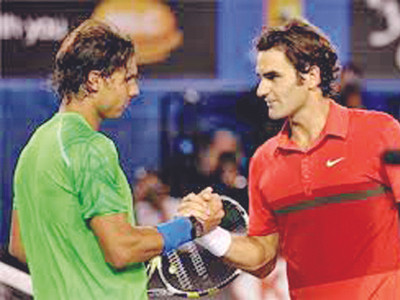 Đụng Nadal, Federer mừng húm