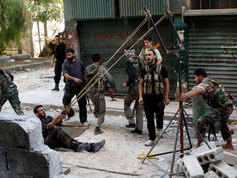 Cận cảnh vũ khí tự chế của phe nổi dậy Syria