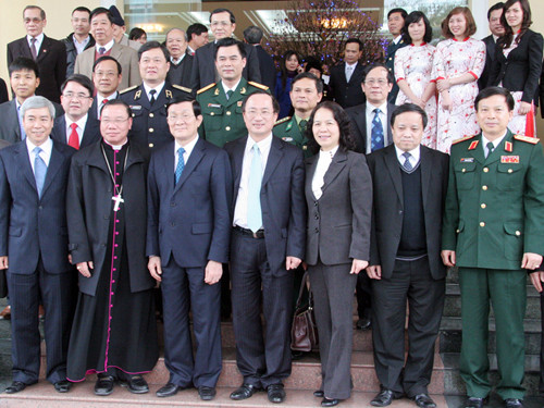 Chủ tịch nước chúc Tết tại Hải Phòng