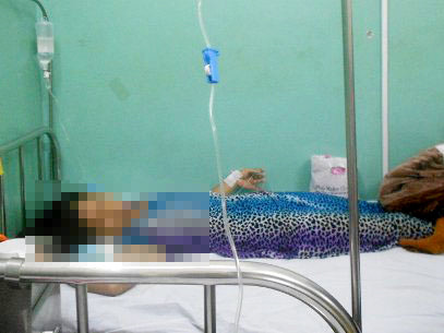 Chị D, được điều trị tại bệnh viện