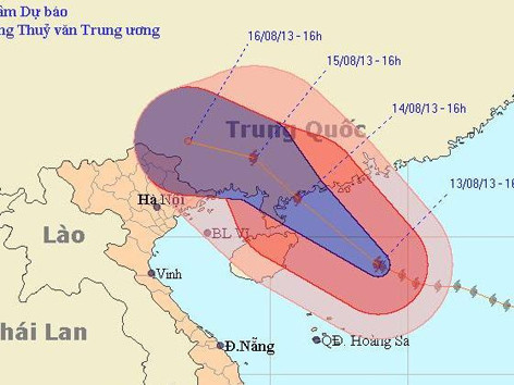 Bão số 7 gây mưa lớn ở miền núi phía Bắc