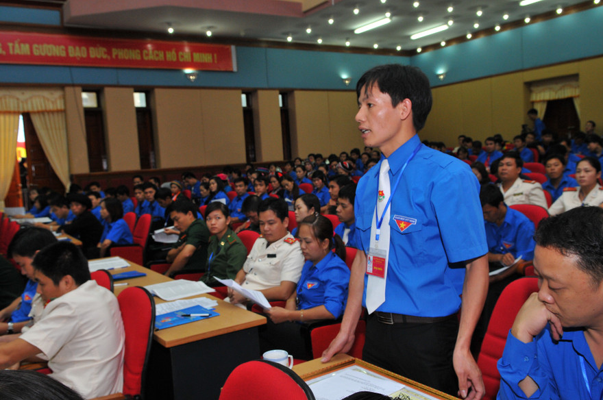 Đại biểu tham gia thảo luận tại Đại hội