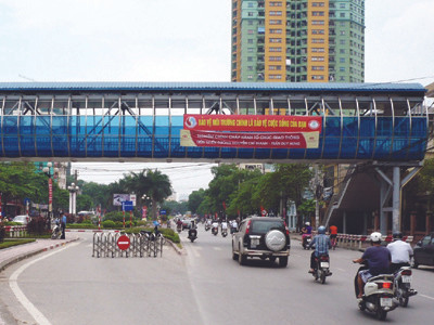 Hà Nội: Xây thêm 15 cầu vượt bộ hành