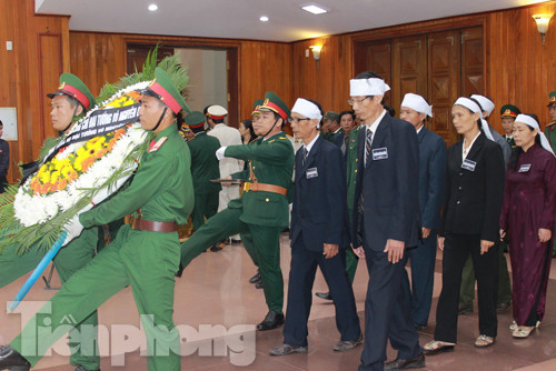 Các nghi lễ viếng Đại tướng được thực hiện rất trang trọng