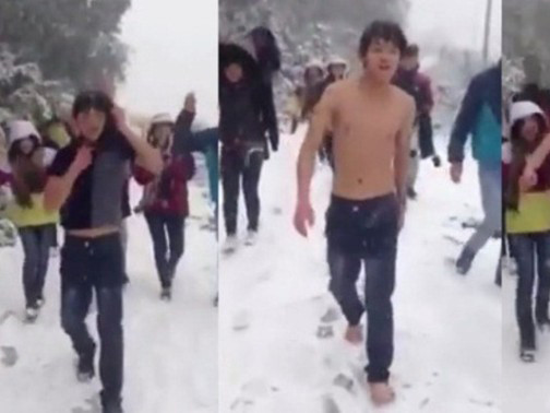 Rét run với clip ‘Anh không đòi quà’ tại Sapa