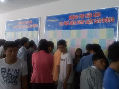 Chông chênh lao động miền Trung tại miền Nam