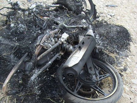 Đánh chết trộm chó, đốt xe máy