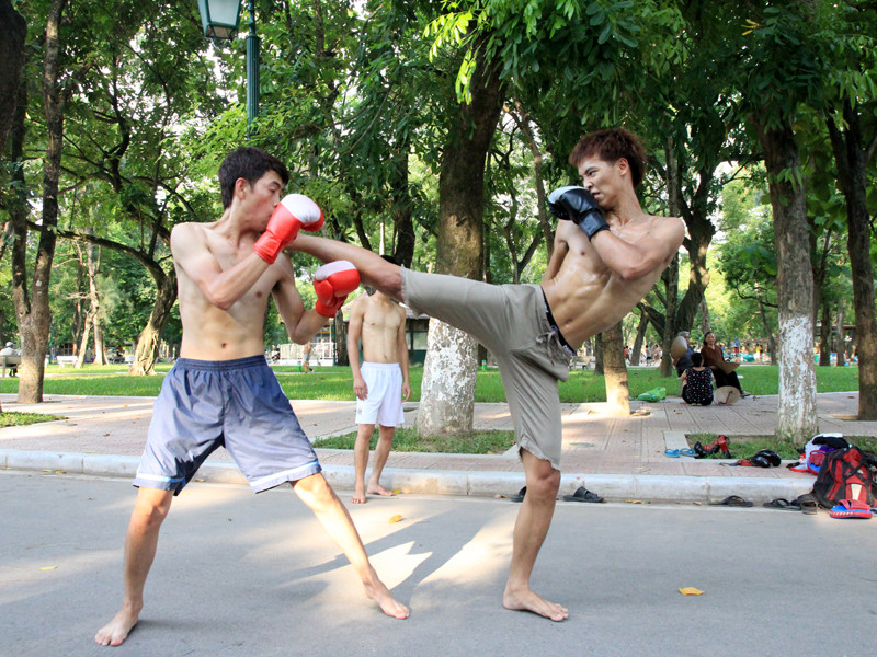 Khi công viên biến thành sàn đấu