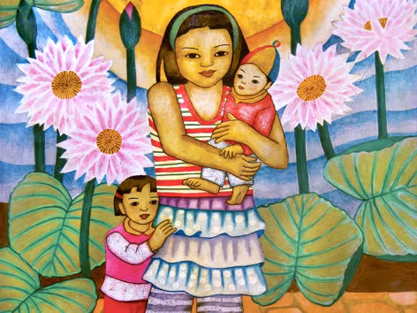 'Tôi vẽ trẻ con thấy mắt chúng có hình dấu hỏi'