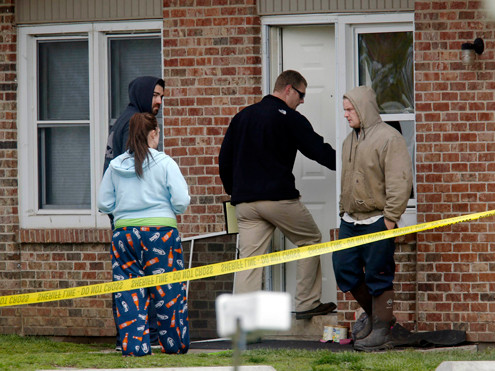 Hiện trường vụ xả súng ở Illinois, Mỹ