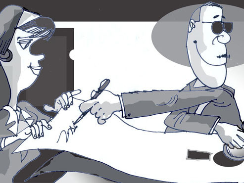 Rủi ro khi ký khống giấy tờ giao dịch ngân hàng