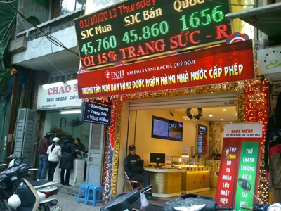 Không giấy phép vẫn mua bán vàng miếng vô tư